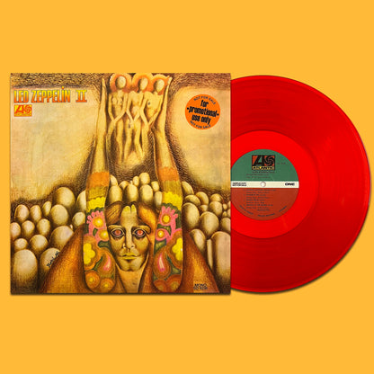 LED ZEPPELIN LP II (Translucid Red Coloured Vinyl) Turkish Promo