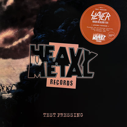 SLAYER LP Reign In Blood Tour (TEST PRESSING) Picture Disc