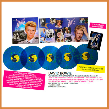 DAVID BOWIE 5xLP BOX SET Let’s Dance In The Moonlight (Splatter Coloured Vinyls)