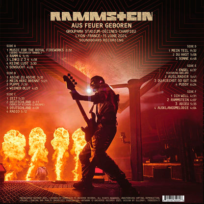 RAMMSTEIN 3xLP BOX SET Aus Feuer Geboren (Purple Coloured 250 Numbered Copies)
