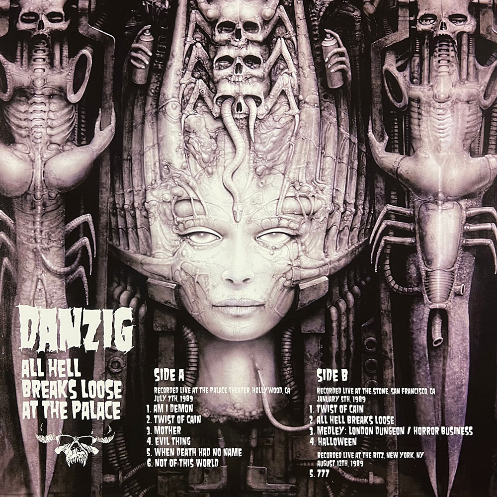 DANZIG LP All Hell Breaks Loose At The Palace (Red Coloured Vinyl)