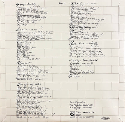 PINK FLOYD 2xLP The Wall (180 Gram Heavyweight Vinyls) Gatefold Cover