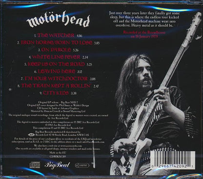Motorhead - Recorded Live 1978 - CD
