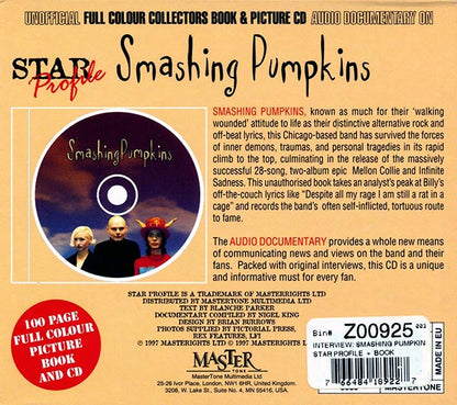 Smashing Pumpkins - Star Profile: Full Colour Collectors Book & Picture CD Audio Documentary - CD