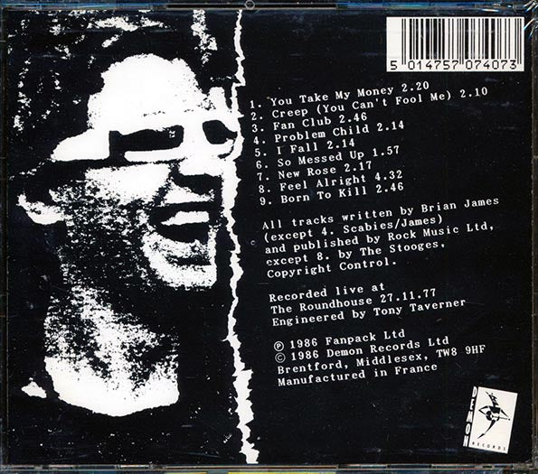 The Damned - Not Captains Birthday Party? - CD