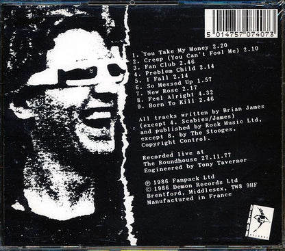The Damned - Not Captains Birthday Party? - CD
