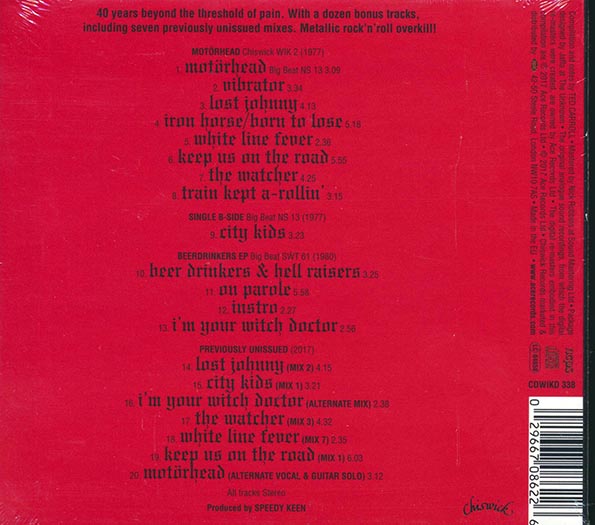 Motorhead - Motorhead: 40th Anniversary Edition - CD