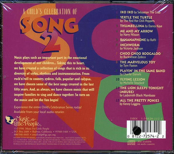 Red Hot Chili Peppers - A Child's Celebration Of Song 2 - CD
