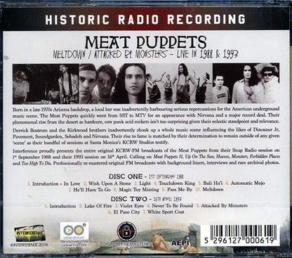 Meat Puppets - Meltdown + Attacked By Monsters: Live In 1988 And 1993 - 2xCD