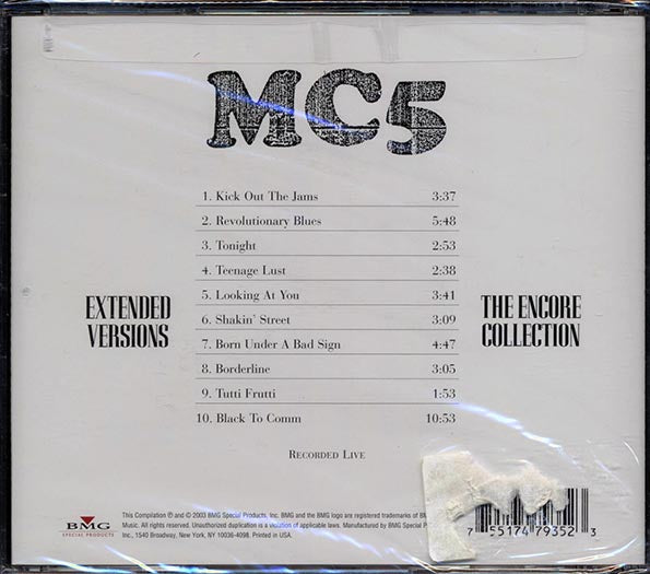 MC5 - Extended Versions: The Encore Collection - CD