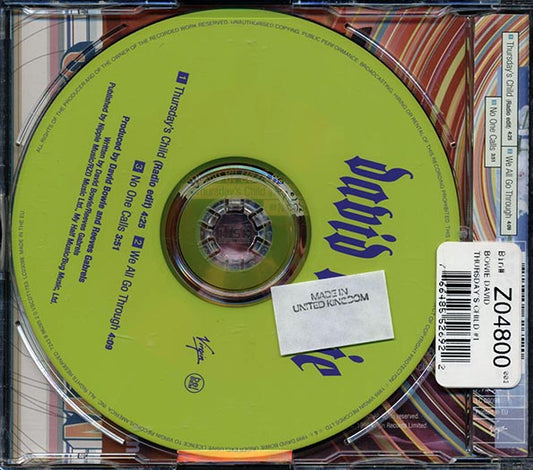 David Bowie - Thursday's Child - CD