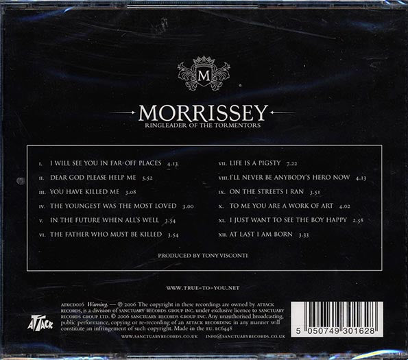 Morrissey - Ringleader Of The Tormentors - CD