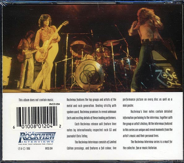 Led Zeppelin - A Legend In Their Own Lifetime: The Rockview Interviews - CD
