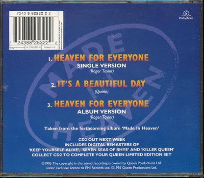 Queen - Heaven For Everyone Part 1 - CD