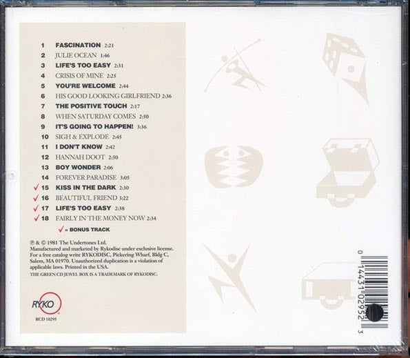 The Undertones - Positive Touch - CD