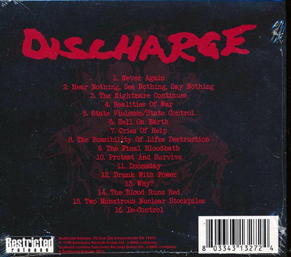 Discharge - The Nightmare Continues: Live - CD