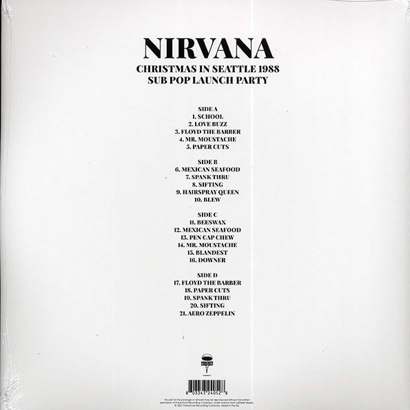 Nirvana - Christmas In Seattle 1988: Sub Pop Launch Party - 2xLP - Color