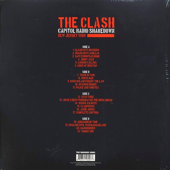 The Clash - Capitol Radio Shakedown: New Jersey 1980 - LP