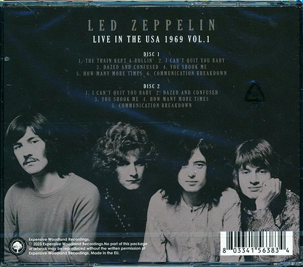 Led Zeppelin - Live In The USA 1969 - 2xCD