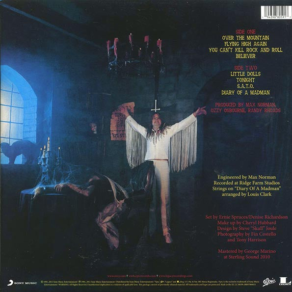 Ozzy Osbourne - Diary Of A Madman - LP - Color