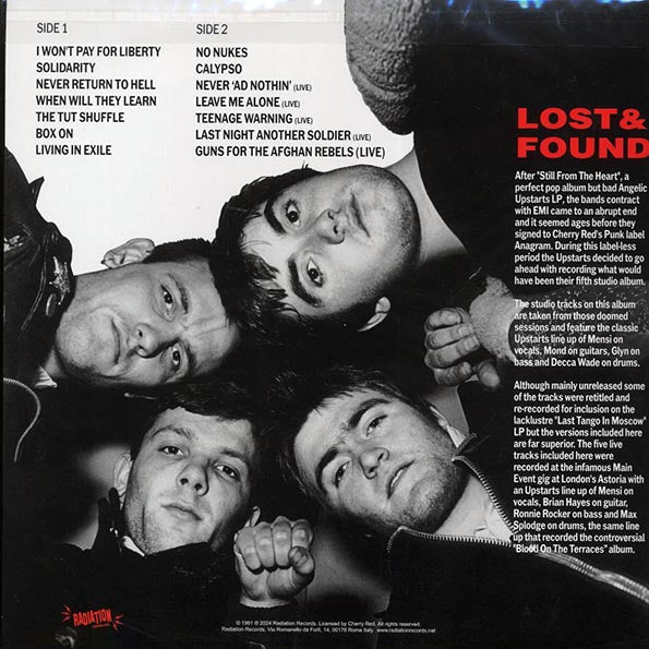 Angelic Upstarts - Lost And Found - LP - Color