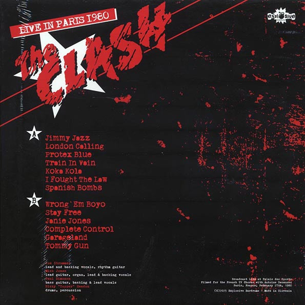 The Clash - Live In Paris 1980 - LP