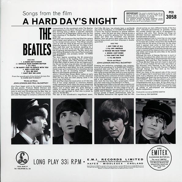 The Beatles - A Hard Day's Night - LP