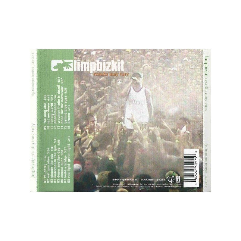 Limp Bizkit - results may vary - CD