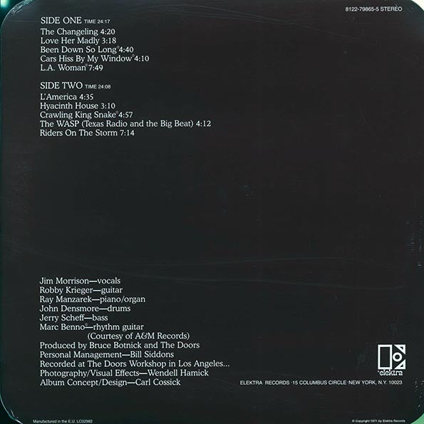 The Doors - LA Woman (Die-Cut Window Jacket) - LP