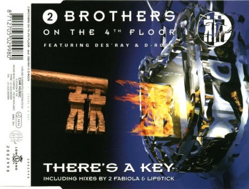 2 Brothers on the 4th Floor - There's a Key - CD - CD Muy Buen Estado / Portada Muy Buen Estado (VG+/VG+)