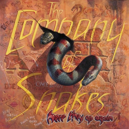 The Company of Snakes - Here They Go Again/Live - 2xCD - CDs Muy Buen Estado / Portada Muy Buen Estado (VG+/VG+)