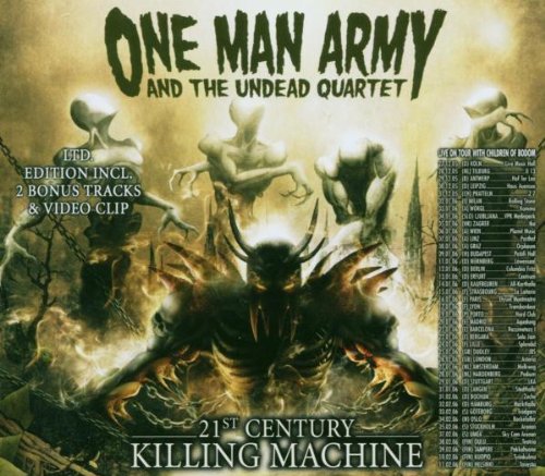 One Man Army And The Undead Quartet - 21st Century Killing Machine - CD - CD Muy Buen Estado / Portada Muy Buen Estado (VG+/VG+)