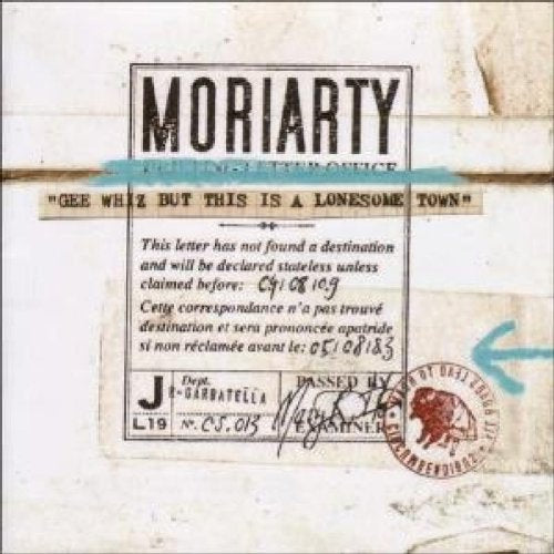 Moriarty - Gee Whiz But This Is A Lonesome Town - CD - CD Muy Buen Estado / Portada Muy Buen Estado (VG+/VG+)