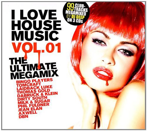 Various Artists - I Love Housemusic Vol.1 - 3xCD - CDs Muy Buen Estado / Portada Muy Buen Estado (VG+/VG+)