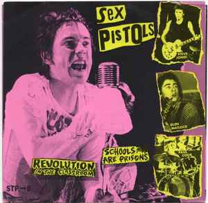 Sex Pistols* - Revolution In The Classroom / Schools Are Prisons (7", Single, Pin)