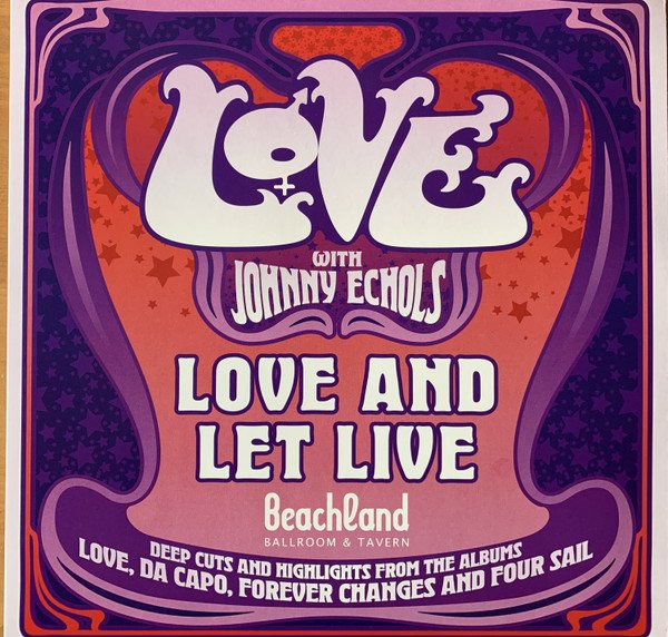 Love With John Echols - Love And Let Live - LP - Color