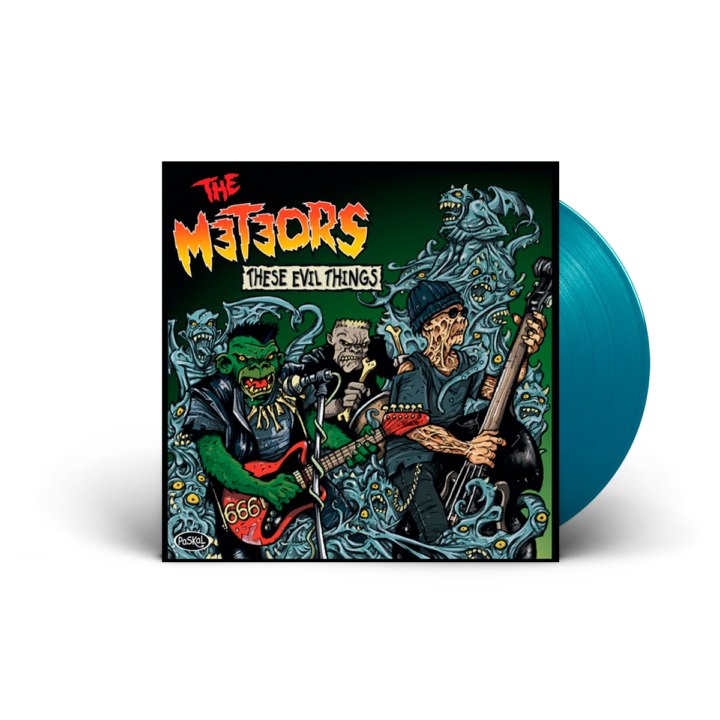 The Meteors - These Evil Things - LP - Color