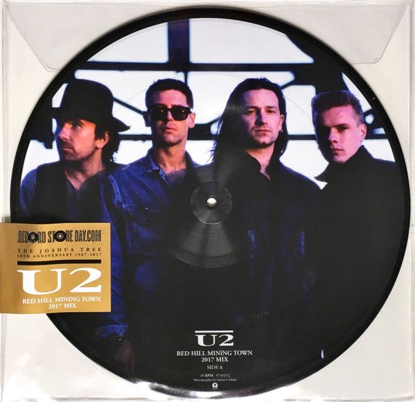 U2 - Red Hill Mining Town. 2017 Mix - 7" - Color