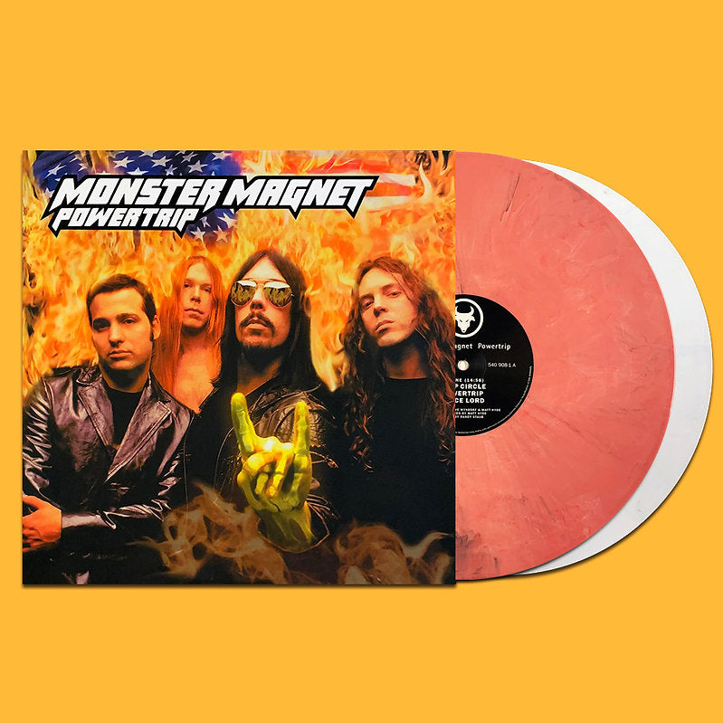 MONSTER MAGNET 2xLP Powertrip (Pink & White Marbled Coloured Vinyl)