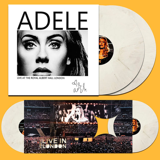 ADELE 2xLP Live At The Royal Albert Hall London (White Coloured) Die-Cut Sleeve