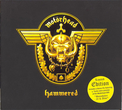 Motörhead – Hammered - 2xCD - Enhanced - Limited Edition Digipak - 2002 - Steamhammer – SPV 089-74060 DCD - Como Nuevo / Like New (M- / M-)