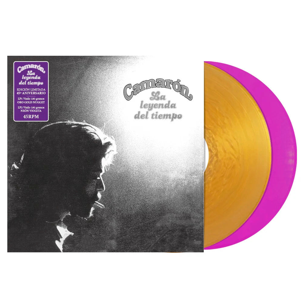 CAMARON 2xLP La Leyenda Del Tiempo 45º Aniversario (Gold Violet Coloured Vinyls)