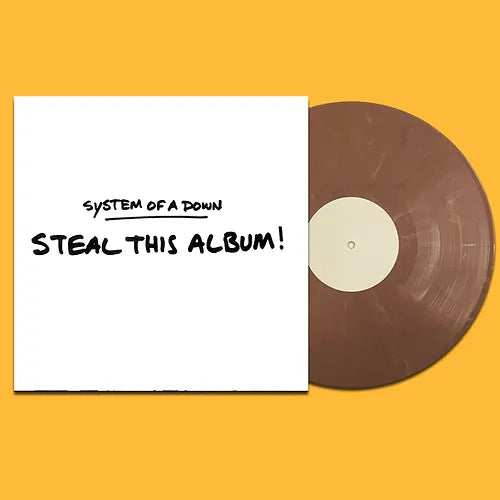 SYSTEM OF A DOWN LP Steal This Album! (Chocolate Milk Brown Coloured Vinyl) - 2023 - American Recordings  ‎– COL590248 2
