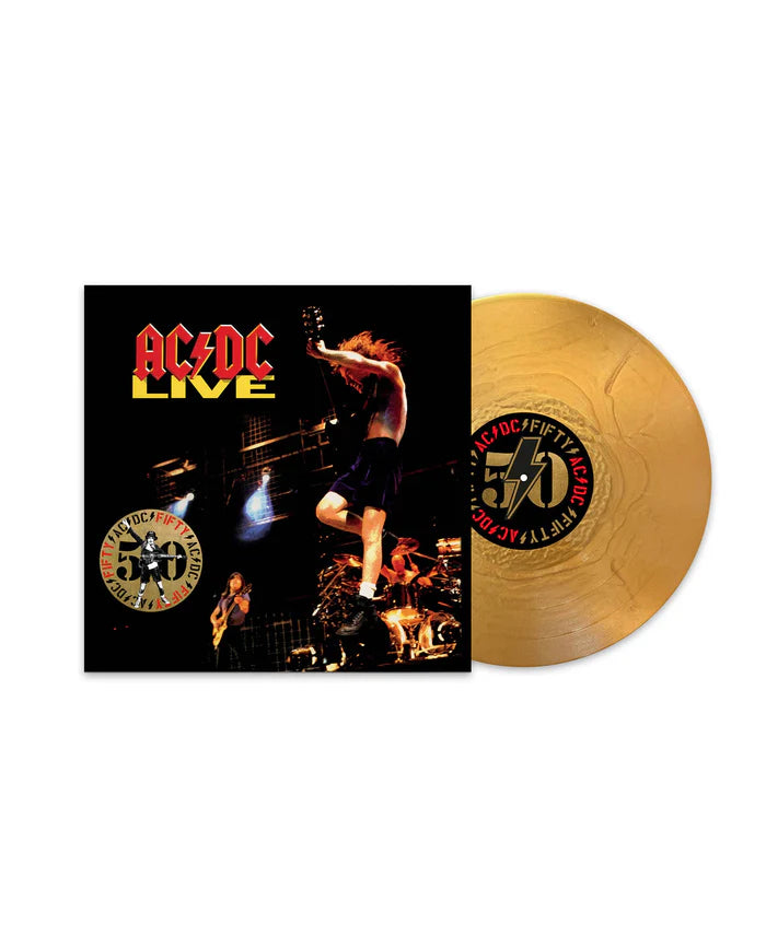 AC/DC 2LP Vinilo Dorado "Live" Ed. 50 aniversario