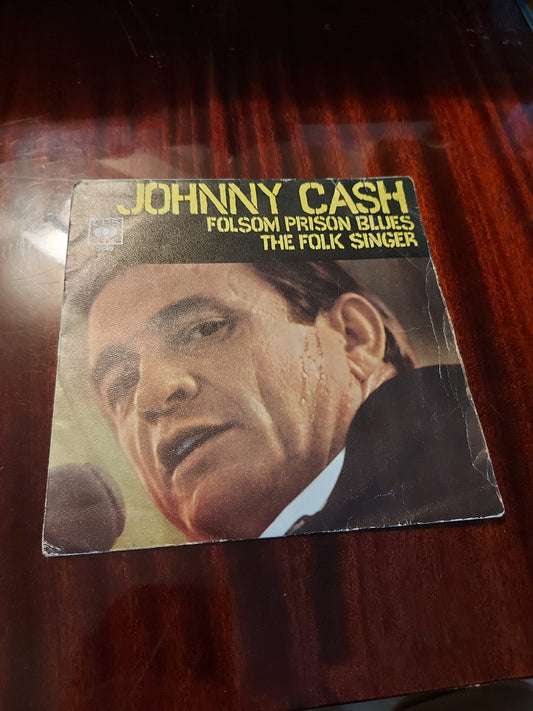Johnny Cash ‎– Folsom Prison Blues - 7" - Edición Española - 1968 - CBS ‎– 3549 - En Estado Aceptable (VG/VG)