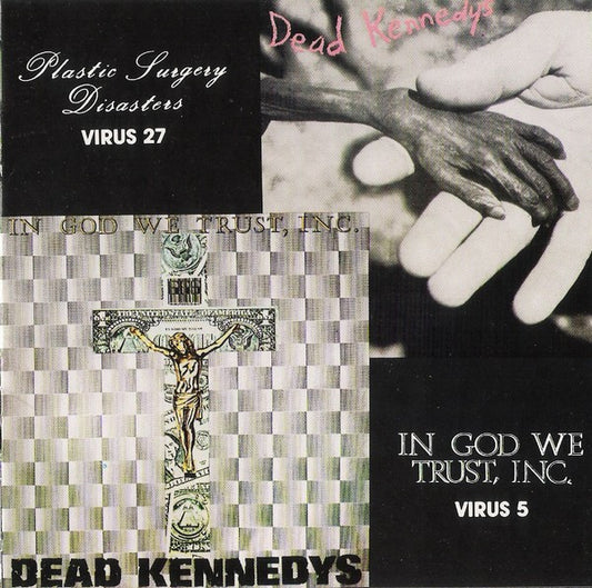 Dead Kennedys – Plastic Surgery Disasters / In God We Trust, Inc. - CD - 1992 - Alternative Tentacles – VIRUS 5-27CD - CD Muy Buen Estado (VG+) / Portada Muy Buen Estado (VG+)