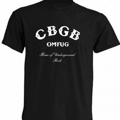 CBGB - Camiseta / T-Shirt / Tallas – Sizes: S/M/L/XL/XXL