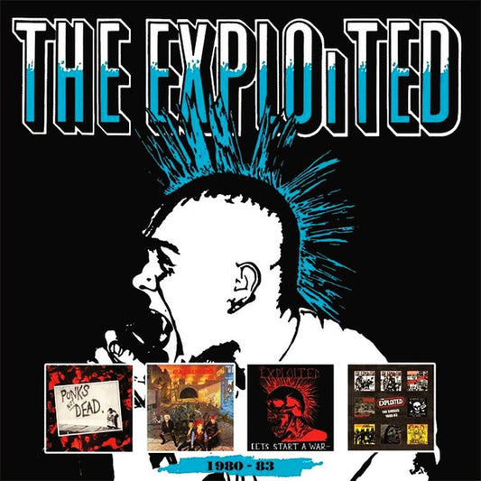 The Exploited – 1980-83 - 4xCD - Box Set - 2015 - Anagram Records – CDPUNKBOX160