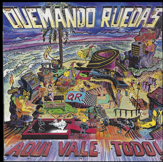Quemando Ruedas – Aqui Vale Todo! - CD - Discos Suicidas – 841, Demons Records – 841