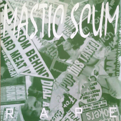 Mastic Scum / Clotted Symmetric Sexual Organ – Rape / Clitto's Special Hits Cover '99 - 7" - 1998 - Ohne Maulkorb Production - Vinilo Como Nuevo / Portada Como Nueva (M-/M-)